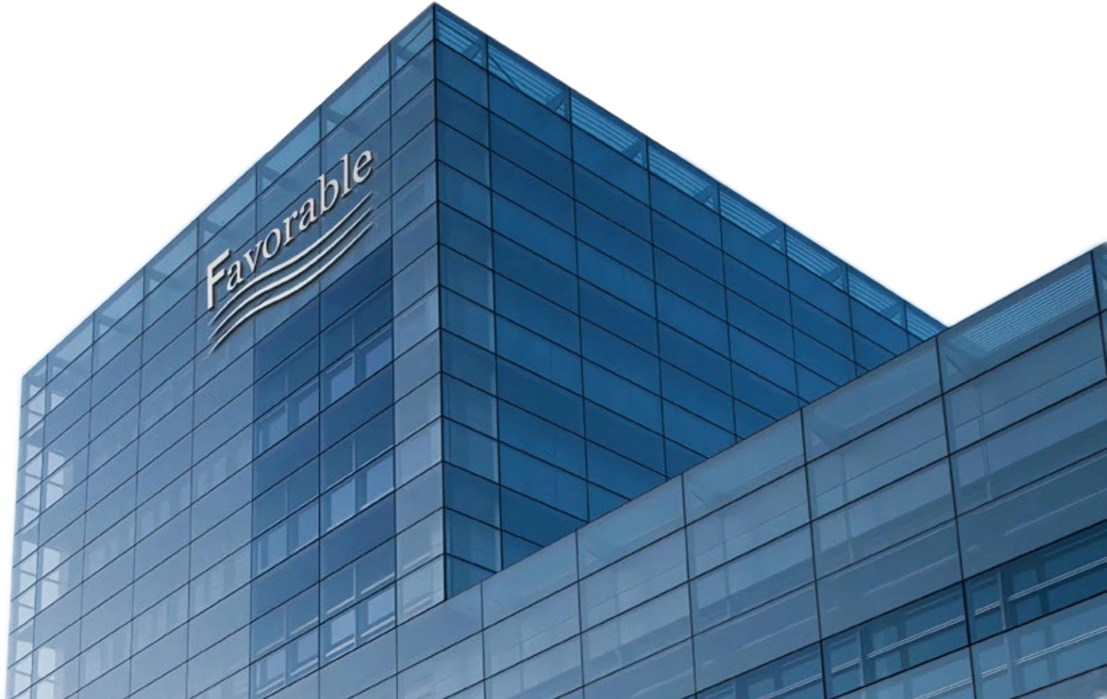 favorable headquarters in Dongguan, Guangdong — glass facade